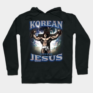 Korean Jesus (Blue) Hoodie